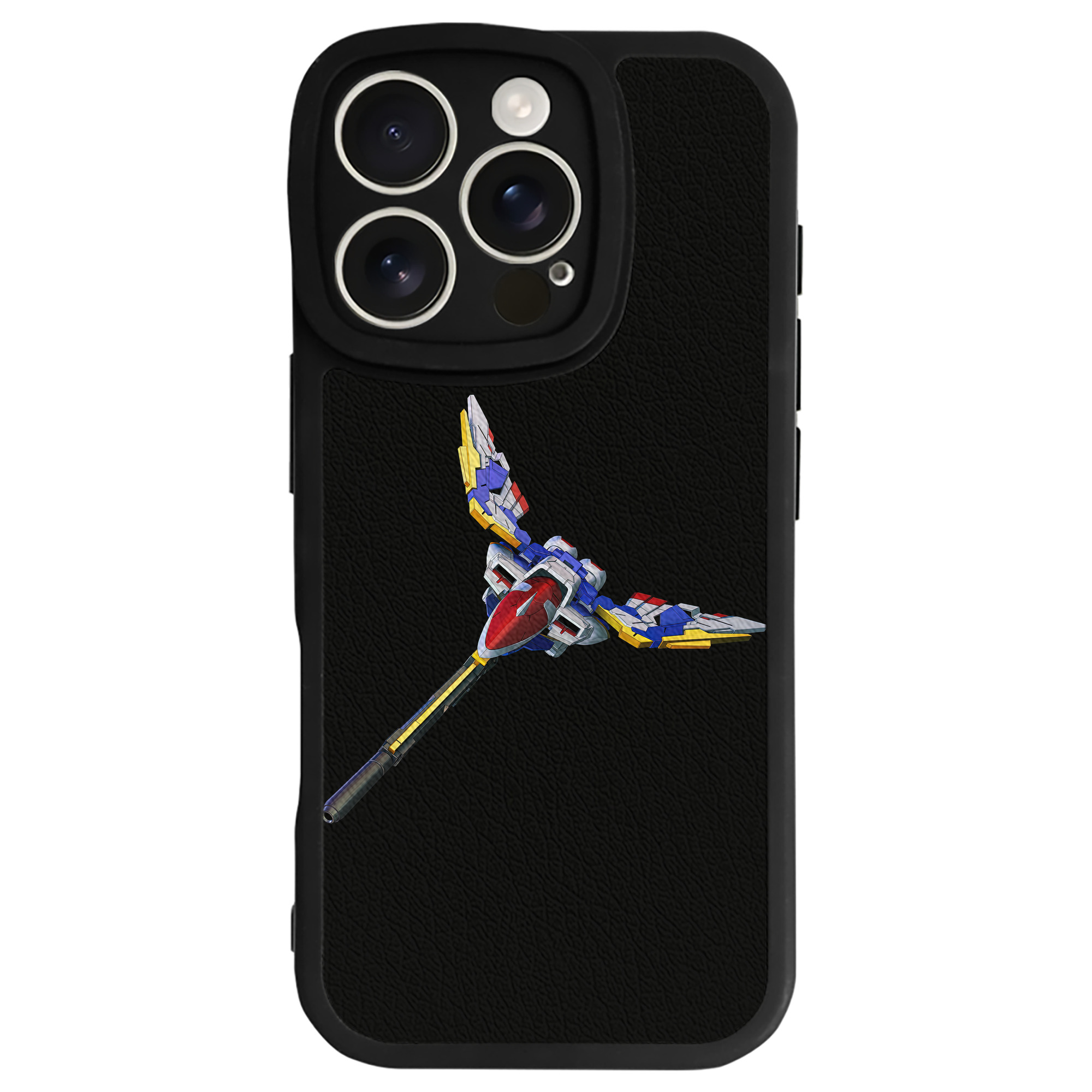 （画像用） 機動戦士ガンダム Mobile Suit Gundam 【iPhone 16シリーズ対応】シリコンスマホケース（レザー調） 材質：シリコン